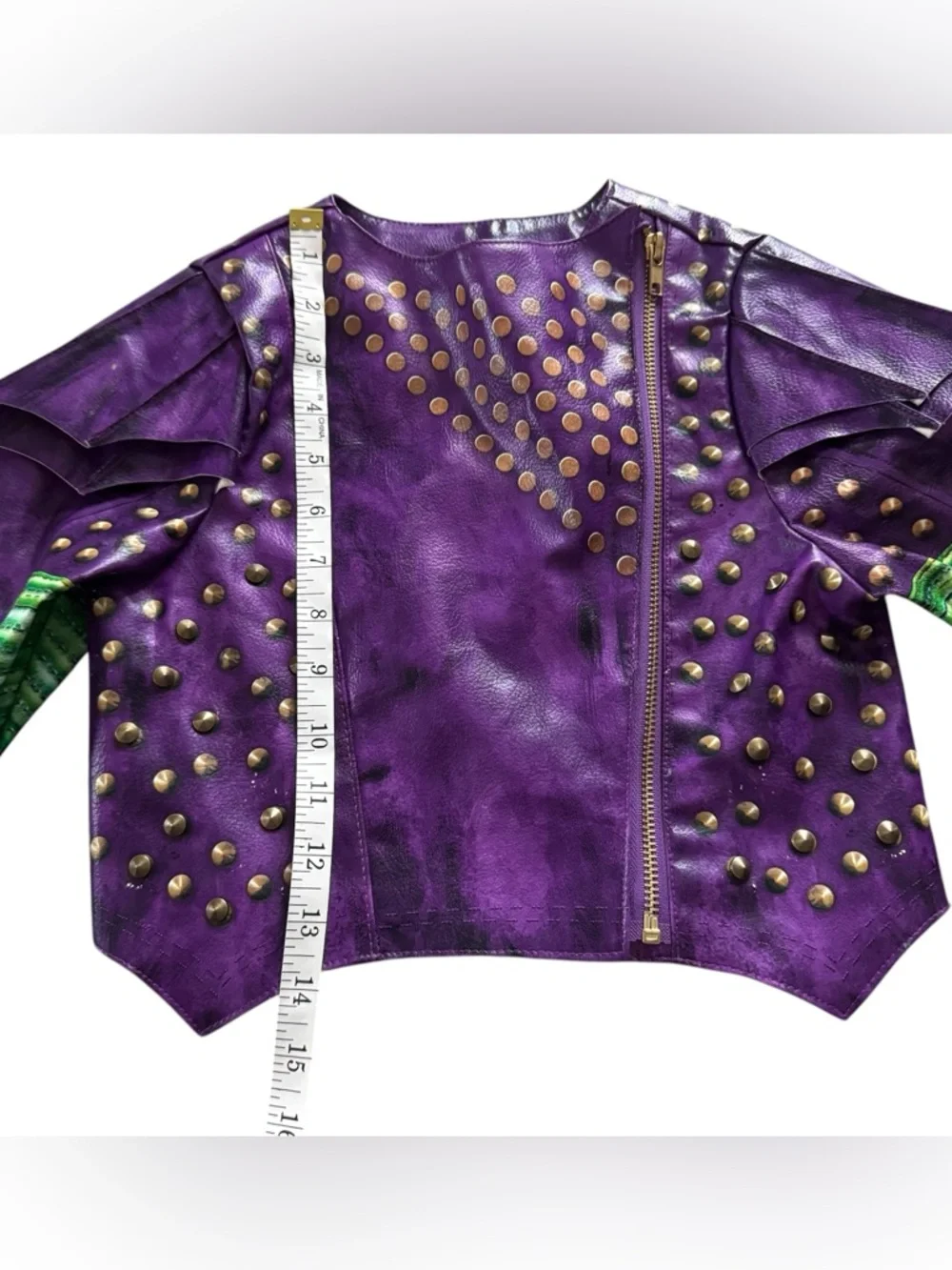 Disney Store Descendants 2 Mal Moto Jacket Purple Size 7/8 - Picture 6 of 8
